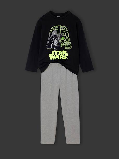 Pyjama bicolore Star Wars anthracite/gris chiné 2 - vertbaudet enfant 