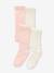 Lot de 2 paires de collants fille spécial fêtes rose pâle + blanc 1 - vertbaudet enfant 