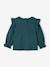 T-shirt brodé bébé à manches longues bleu canard 3 - vertbaudet enfant 