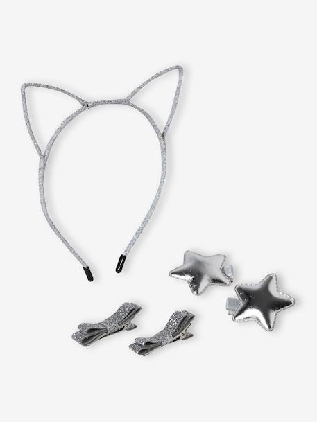 Coffret d'accessoires pour les cheveux argent 3 - vertbaudet enfant 
