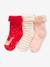 Coffret de 3 paires de chaussettes Noël bébé rose poudré 3 - vertbaudet enfant 