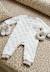 Combinaison bébé en molleton et chaussons câlins Ecru 1 - vertbaudet enfant 