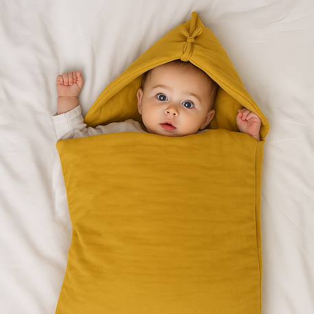 Nid d'ange en coton bio Blanc+Fraise+Honey+Rose+Vert 16 - vertbaudet enfant 