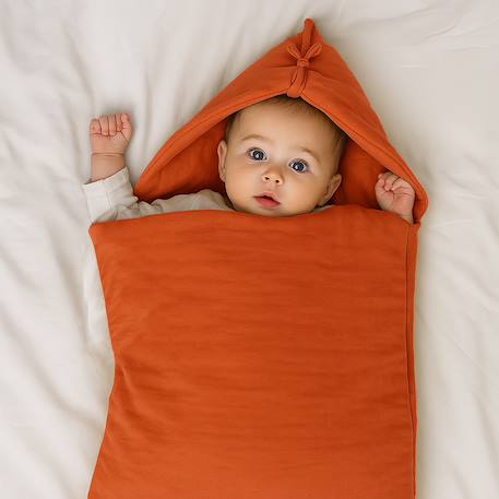 Nid d'ange en coton bio Blanc+Fraise+Honey+Rose+Vert 12 - vertbaudet enfant 