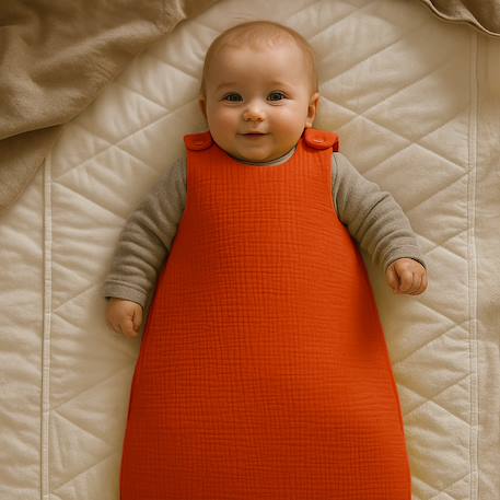 Gigoteuse hiver en coton bio Blanc+Fraise+Honey+Rose+Vert+Vichy 10 - vertbaudet enfant 