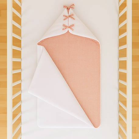 Nid d'ange en coton bio Blanc+Fraise+Honey+Rose+Vert 3 - vertbaudet enfant 