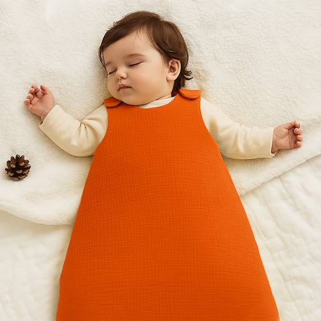 Gigoteuse hiver en coton bio Blanc+Fraise+Honey+Rose+Vert+Vichy 8 - vertbaudet enfant 