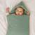 Nid d'ange en coton bio Blanc+Fraise+Honey+Rose+Vert 28 - vertbaudet enfant 