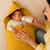 Nid d'ange en coton bio Blanc+Fraise+Honey+Rose+Vert 18 - vertbaudet enfant 