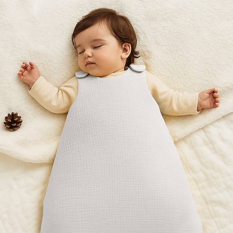 Gigoteuse hiver en coton bio Blanc+Fraise+Honey+Rose+Vert+Vichy 2 - vertbaudet enfant 