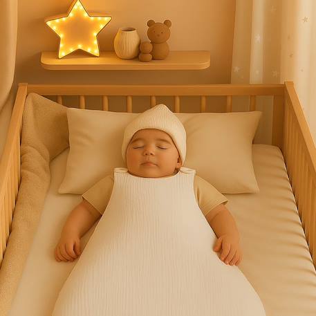 Gigoteuse hiver en coton bio Blanc+Fraise+Honey+Rose+Vert+Vichy 4 - vertbaudet enfant 