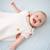 Gigoteuse mi-saison en coton bio saxe Blanc 2 - vertbaudet enfant 