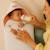 Nid d'ange en coton bio Blanc+Fraise+Honey+Rose+Vert 4 - vertbaudet enfant 