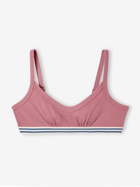 Lot de 3 Brassières Fille Unies Jonen écru 3 - vertbaudet enfant 