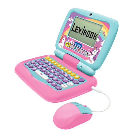 Mon premier ordinateur éducatif licorne (en/fr) MULTICOLORE 1 - vertbaudet enfant 