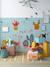Tapis rectangle imprimé graphique jaune imprimé 1 - vertbaudet enfant 