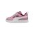 Baskets basses  à scratch Poised rose puma blanc berry 2 - vertbaudet enfant 