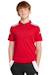 Polo de sport Enfant - Squadra 25 Blanc+Bleu marine+Noir+Rouge 14 - vertbaudet enfant 