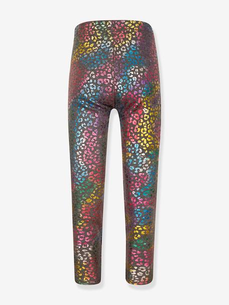 Leggings thermiques filles Happy Girls imprimé brillant anthracite 2 - vertbaudet enfant 