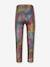 Leggings thermiques filles Happy Girls imprimé brillant anthracite 2 - vertbaudet enfant 