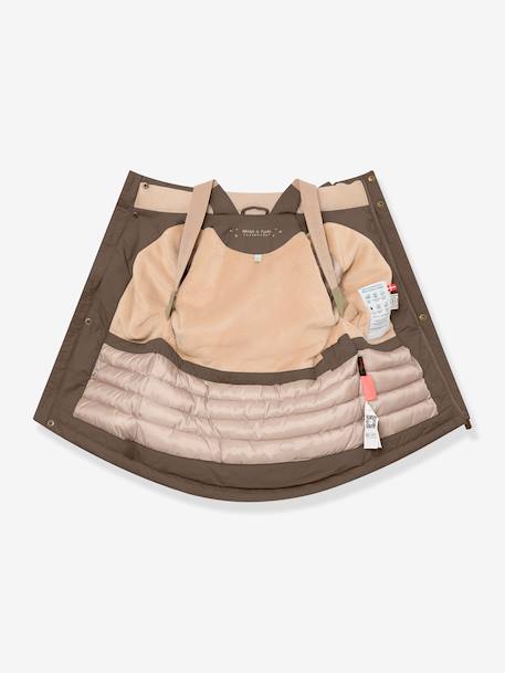 Veste d'hiver avec doublure polaire MATKASTORIO Garçons MINI A TURE bleu foncé+kaki 8 - vertbaudet enfant 