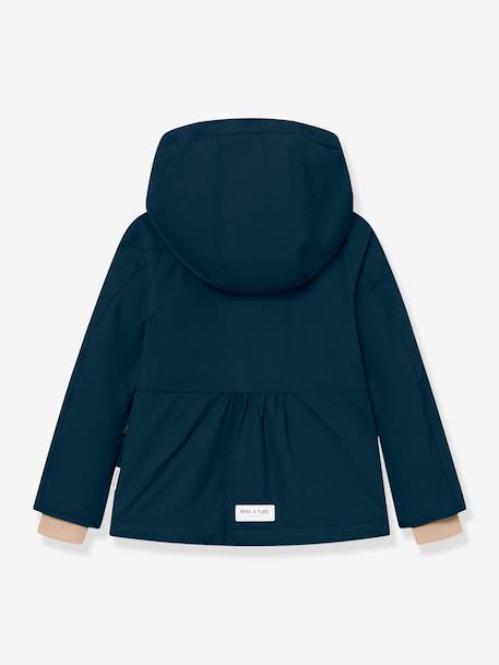 Veste d'hiver avec doublure polaire MATBRIDDINE fille MINI A TURE bleu foncé+rose poudré 3 - vertbaudet enfant 
