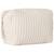 Trousse de toilette gaze de coton rayé vert de gris Beige, blanc+Vert de gris, blanc 1 - vertbaudet enfant 