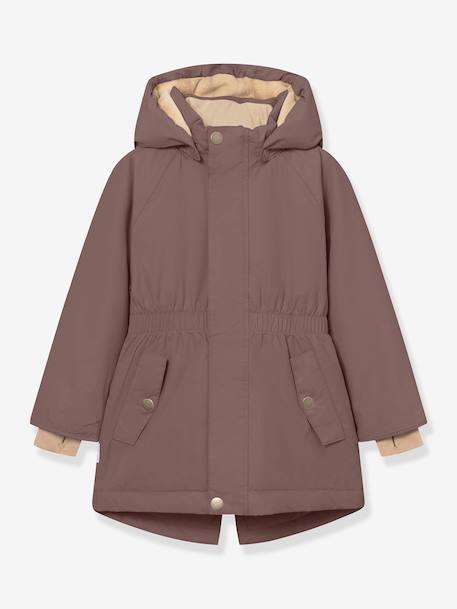 Veste d'hiver avec doublure polaire MATVIKANIA fille MINI A TURE bleu foncé+prune 6 - vertbaudet enfant 