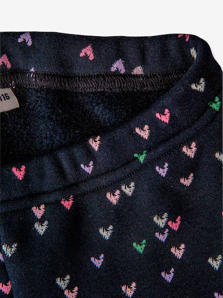 Leggings thermiques Happy Girls filles Coeurs marine 3 - vertbaudet enfant 