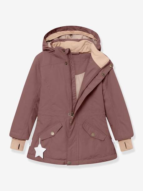 Veste d'hiver MATVELAJA fille MINI A TURE bleu foncé+prune 5 - vertbaudet enfant 