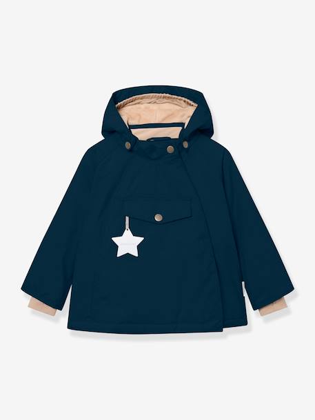 Veste d'hiver avec doublure polaire MATWANG enfants MINI A TURE bleu foncé+rose poudré+vert sauge 1 - vertbaudet enfant 