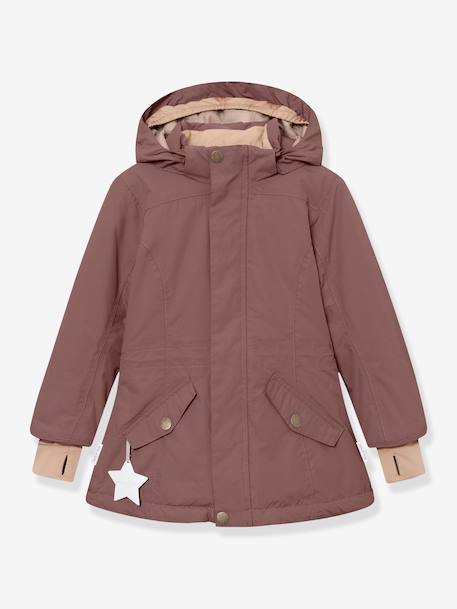 Veste d'hiver MATVELAJA fille MINI A TURE bleu foncé+prune 4 - vertbaudet enfant 