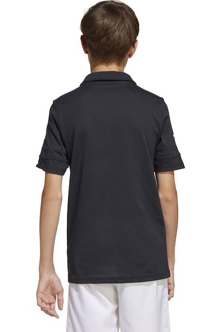 Polo de sport Enfant - Squadra 25 Blanc+Bleu marine+Noir+Rouge 9 - vertbaudet enfant 