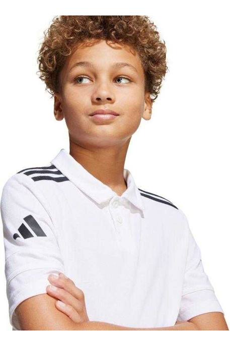 Polo de sport Enfant - Squadra 25 Blanc+Bleu marine+Noir+Rouge 3 - vertbaudet enfant 