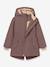 Veste d'hiver avec doublure polaire MATVIKANIA fille MINI A TURE bleu foncé+prune 7 - vertbaudet enfant 