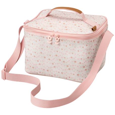 Sac isotherme large garden flowers (5,5 l) Rose, vert d'eau, blanc 1 - vertbaudet enfant 