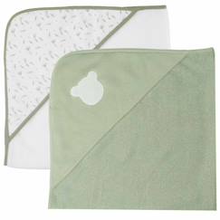 Linge de maison et décoration-Linge de bain-Lot de 2 capes de bain