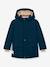 Veste d'hiver avec doublure polaire MATKASTORIO Garçons MINI A TURE bleu foncé+kaki 1 - vertbaudet enfant 