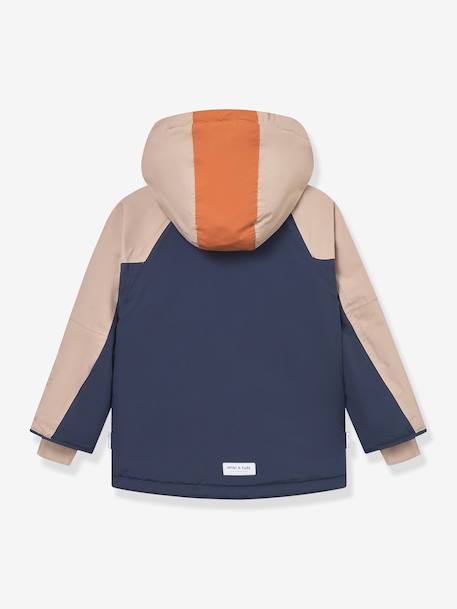 Veste de ski avec doublure polaire MATVALONSO enfants MINI A TURE bleu foncé 2 - vertbaudet enfant 