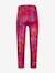 Leggings thermiques filles Happy Girls imprimé brillant anthracite+grenadine 5 - vertbaudet enfant 