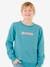 Sweat col rond Tropic Daze enfant bleu ciel 4 - vertbaudet enfant 