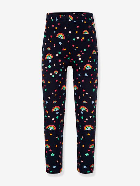 Leggings thermiques Happy Girls filles arc-en-ciel anthracite+marine 4 - vertbaudet enfant 