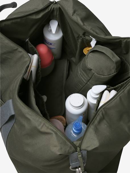 Sac à langer week-end MALAGA kaki+marine grisé+sauge+vert de gris 8 - vertbaudet enfant 
