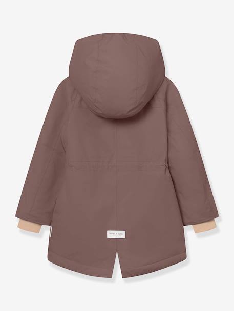 Veste d'hiver avec doublure polaire MATVIKANIA fille MINI A TURE bleu foncé+prune 8 - vertbaudet enfant 