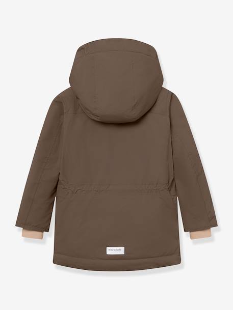 Veste d'hiver avec doublure polaire MATKASTORIO Garçons MINI A TURE bleu foncé+kaki 7 - vertbaudet enfant 