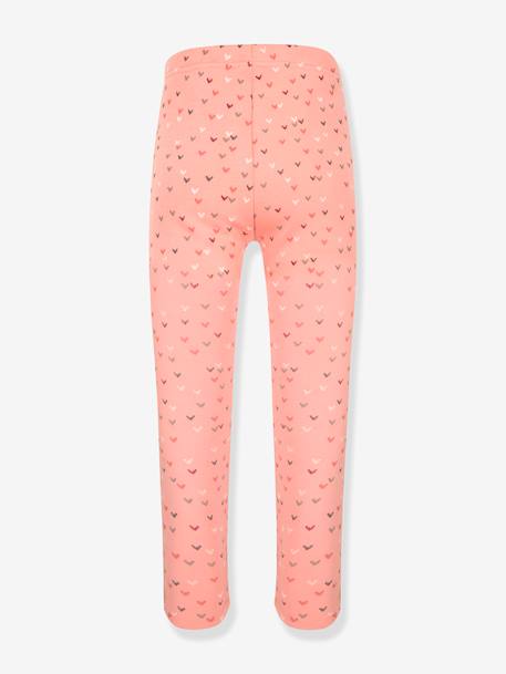Leggings thermiques Happy Girls filles Coeurs grenadine+gris chiné+marine+rose poudré 11 - vertbaudet enfant 