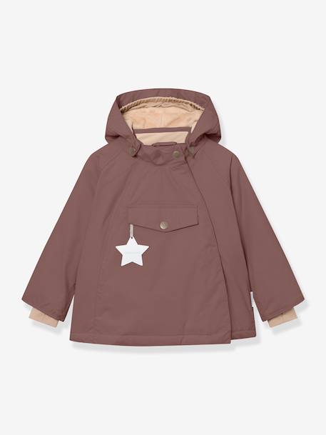 Veste d'hiver avec doublure polaire MATWANG enfants MINI A TURE bleu foncé+bordeaux+marron+prune+rose poudré+vert sauge 17 - vertbaudet enfant 