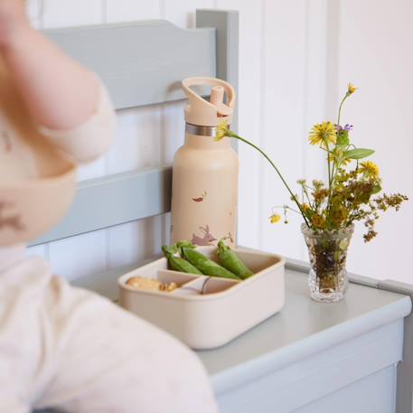 Gourde en acier inoxydable lapin Beige 4 - vertbaudet enfant 