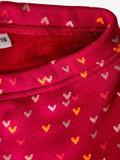 Leggings thermiques Happy Girls filles Coeurs grenadine+gris chiné+marine+rose poudré 3 - vertbaudet enfant 