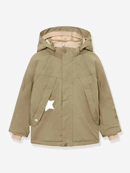 Veste d'hiver avec doublure polaire MATVALONSO Garçons MINI A TURE bleu foncé+vert sauge 4 - vertbaudet enfant 